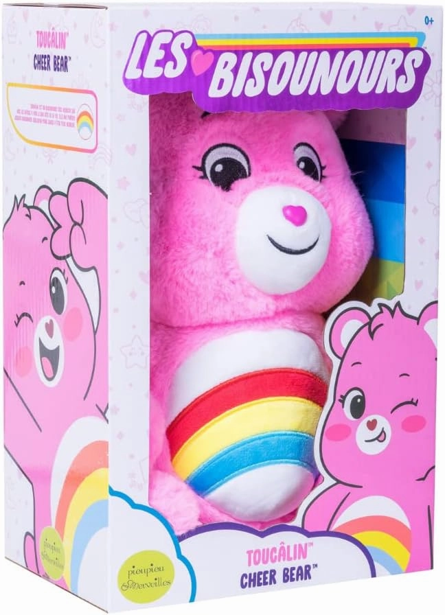 Toucalin Soft Toy – Discover the Magical Power of Your Care Bear – Who Adore Cuddles – Serves the Strong Against You – 30 cm High – Pink – From 6 Months – 16651