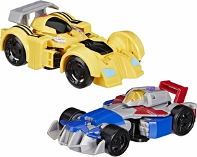 TRANSFORMERS Bumblebee and Starscream Bot Racers, Easy to Change from Robot Toys to Car Toys, Action Figures for Boys and Girls 3 