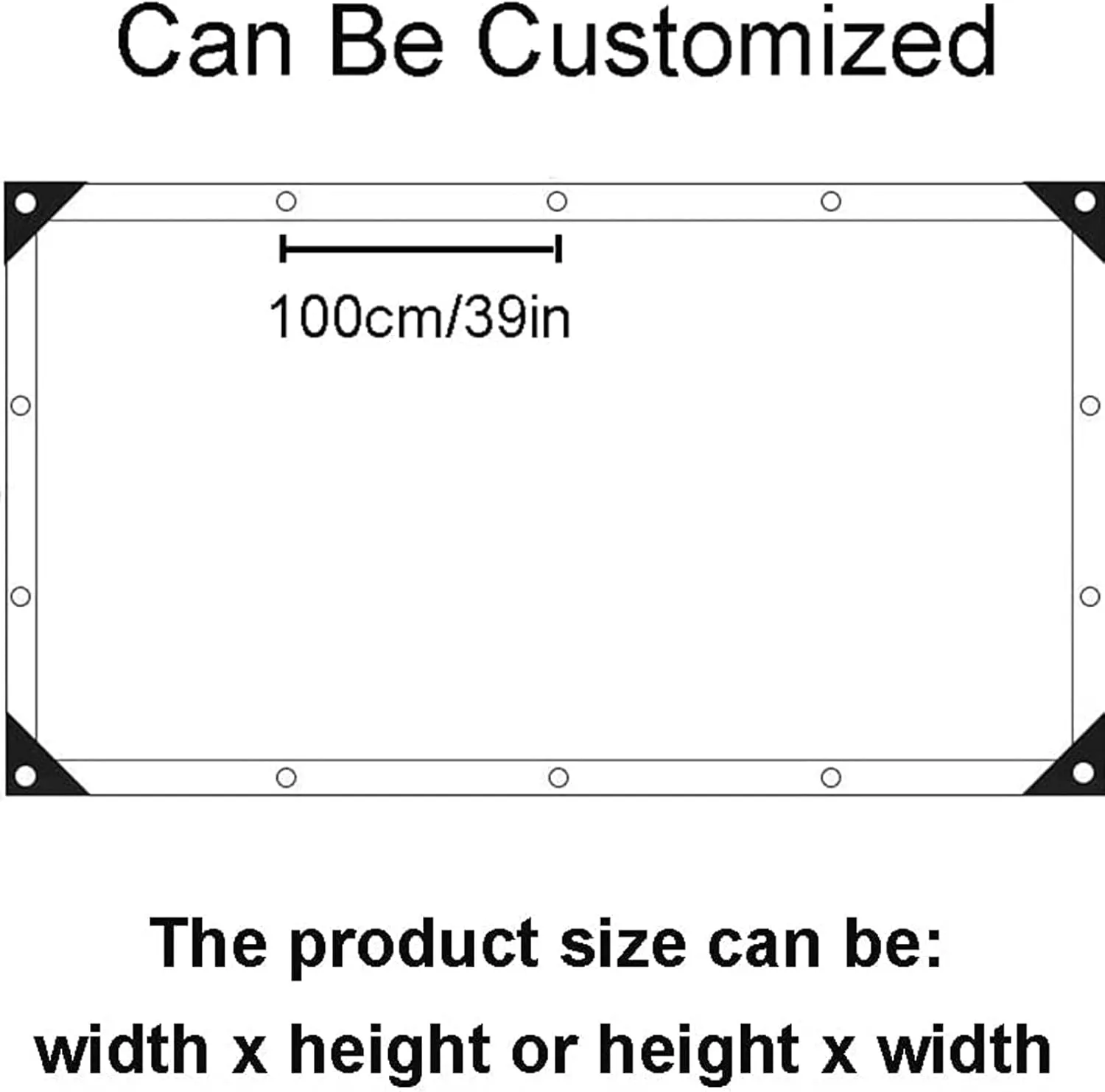 Transparent Tarp Waterproof 20x26ft, Clear Tarpaulin Cover Waterproof, Tarps Heavy Duty Waterproof, with Metal Grommets, Reinforced Corners with Grommets, Multi-Purpose Tarp