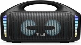 Tribit StormBox Blast Portable Speaker: 90W Loud Stereo Sound with XBass, IPX7 Waterproof Bluetooth Speaker with LED Light, Bluetooth 5.3&TWS, Custom EQ, 30H Playtime for Outdoor