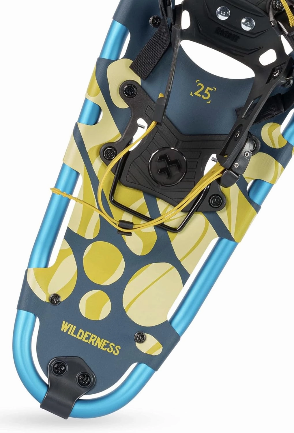 Tubbs Wilderness 25 Inch Blue Unisex Adults Snowshoes with Soft-Tec Decking and Buckle Closure