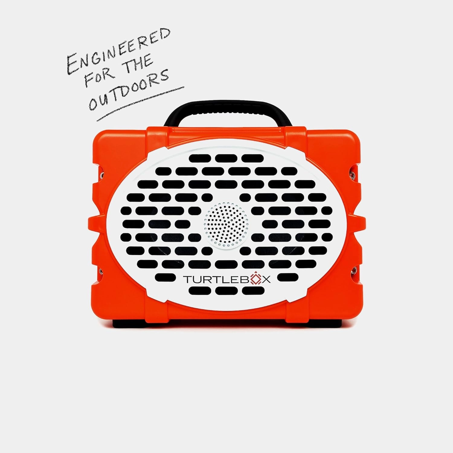 Turtlebox Original Gen 3: Portable Outdoor Bluetooth Speaker – Ultra-Loud (120dB), Waterproof (IP67), Rugged, Impact-Resistant, 3-Day Battery | Party Mode: Unlimited Pairing for Stereo Sound, Orange