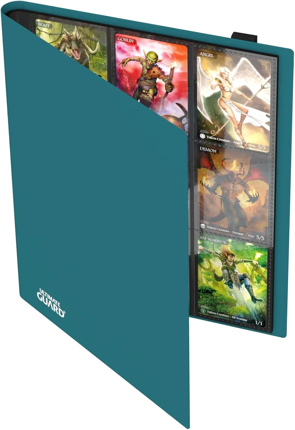 Ultimate Guard Flexxfolio | Trading Card Binder with 9 Side-Loading Pockets per Page | Up to 360 Cards | Petrol, Sturdy Card Collection Album designed for Double-Sleeved TCG Cards