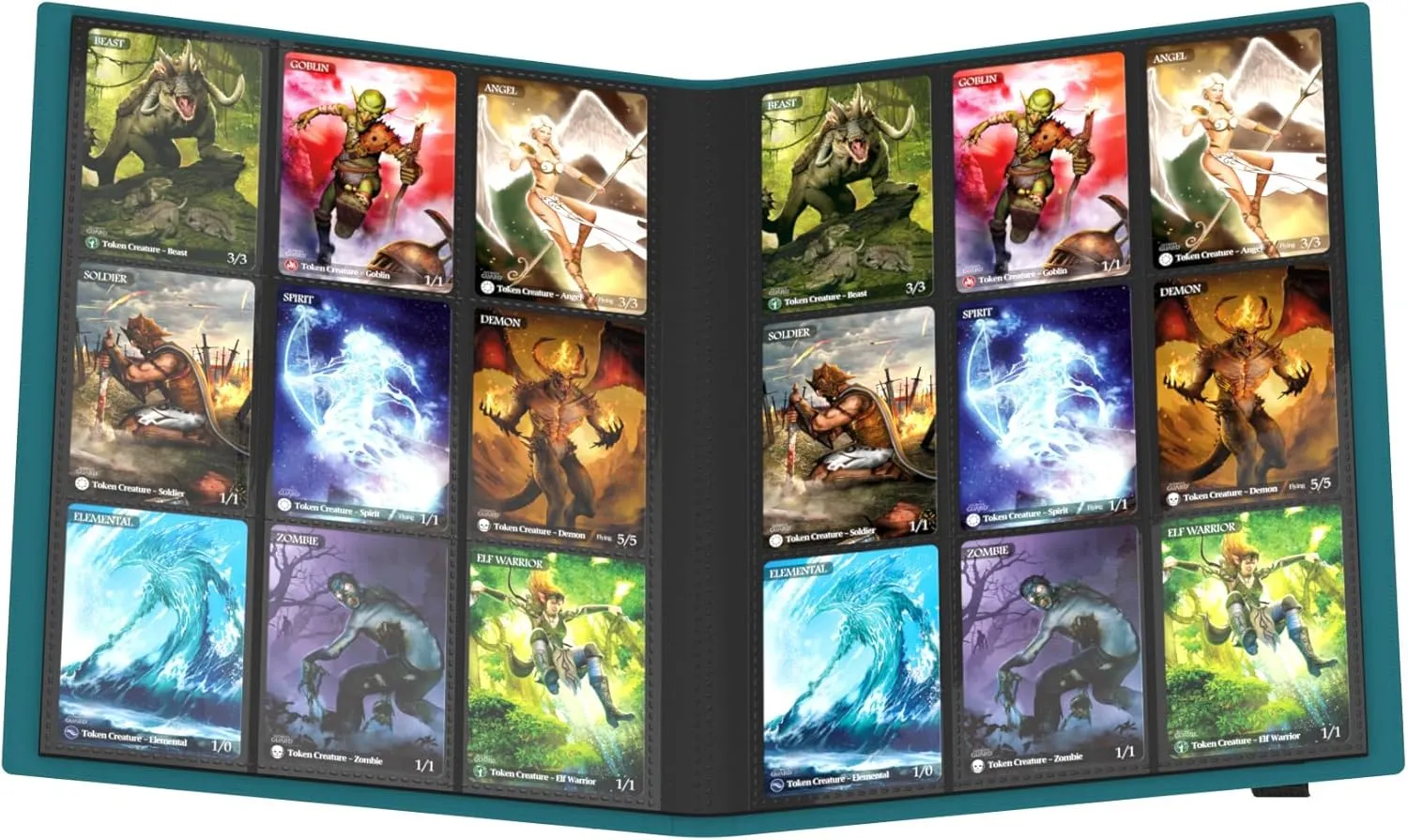 Ultimate Guard Flexxfolio | Trading Card Binder with 9 Side-Loading Pockets per Page | Up to 360 Cards | Petrol, Sturdy Card Collection Album designed for Double-Sleeved TCG Cards