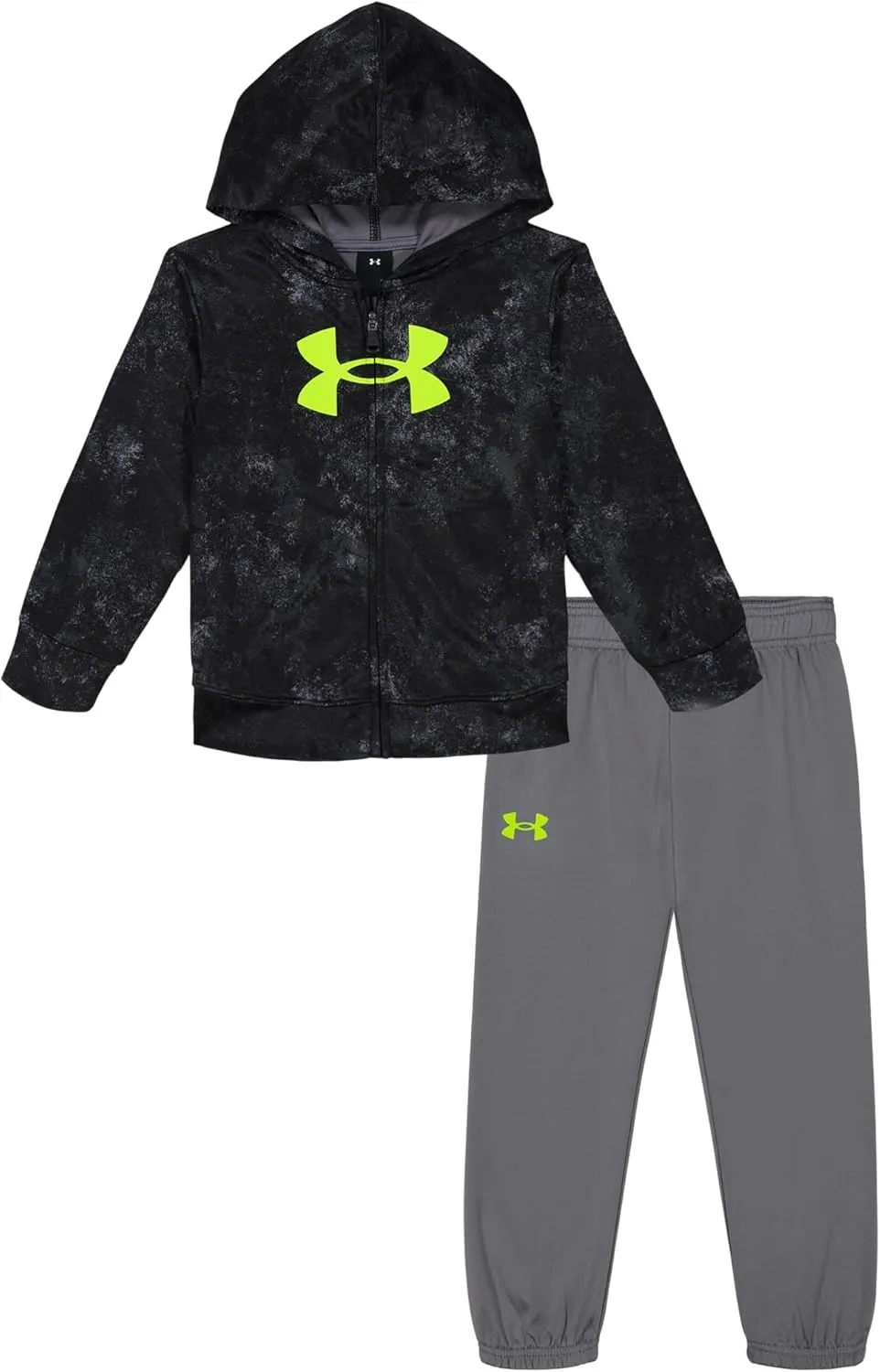 Under Armour boys Long Sleeve Logo Hoodie & Joggers Set