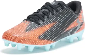 Under Armour Unisex Shadow Select 2 Soccer Cleats Black/Ares Red/Metallic Gun Metal Men's 9, Women's 10.5 Medium