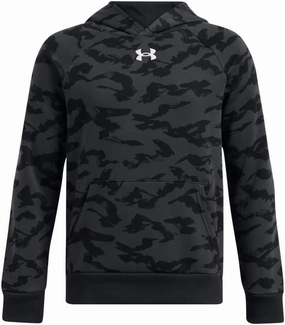 Under Armour Boys' Rival Fleece Printed Hoodie