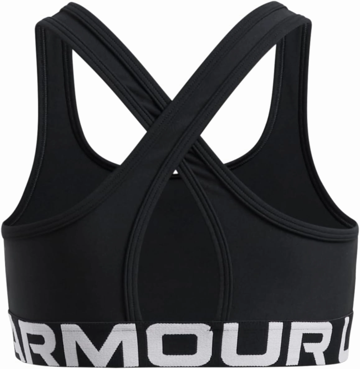 Under Armour Girls Crossback Mid-Impact Sports Bra