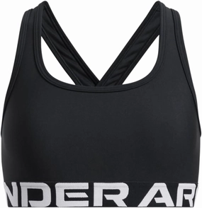 Under Armour Girls Crossback Mid-Impact Sports Bra