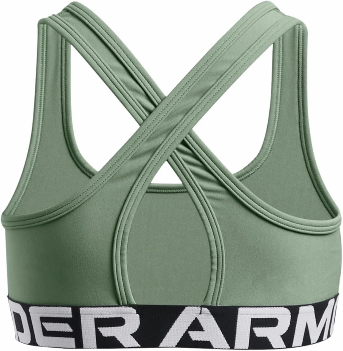 Under Armour Girls Crossback Mid-Impact Sports Bra