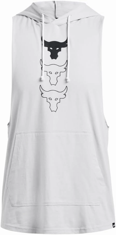 Under Armour Men's Project Rock Payoff Sleeveless Hoodie