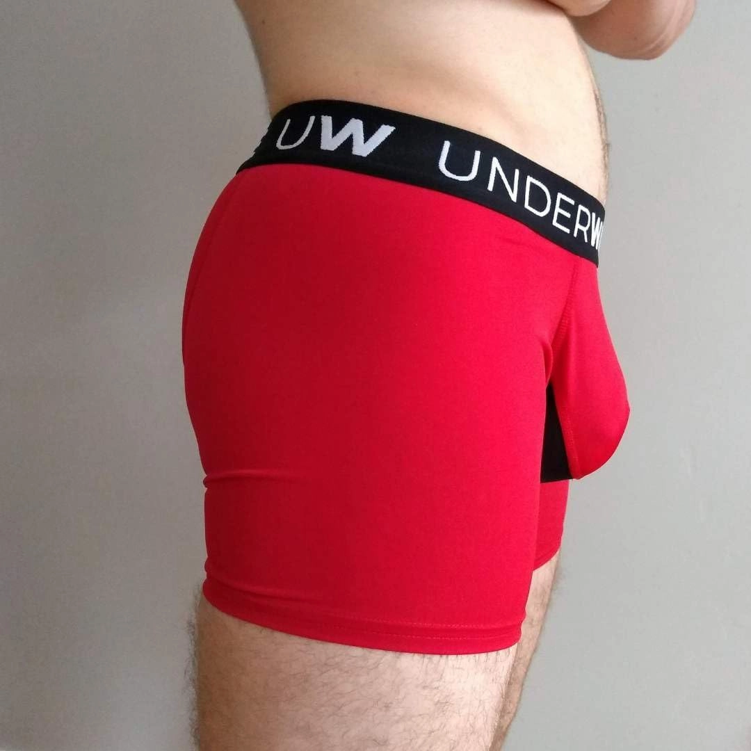 UNDERWARE "Comfort-sack" Mens Boxer Briefs | No-Chafing Ball-Pouch Underwear for Men | Moisture Wicking Underwear
