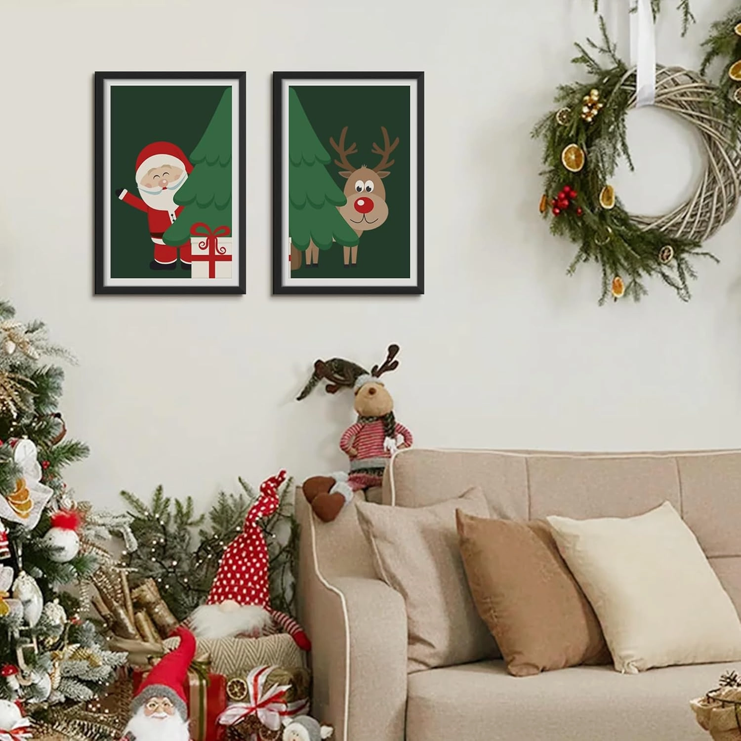upsimples 12x18 Picture Frame Set of 5, Display Pictures 11x17 with Mat or 12 x 18 Without, Wall Gallery Poster Frames, Black