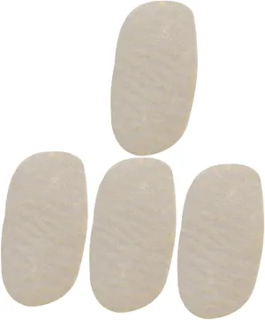 VANZACK 4pcs Practical Violin Bridge Pads Replacement String Protectors for Violin Durable Sheep Accessories for Musicians for Home Classroom Use
