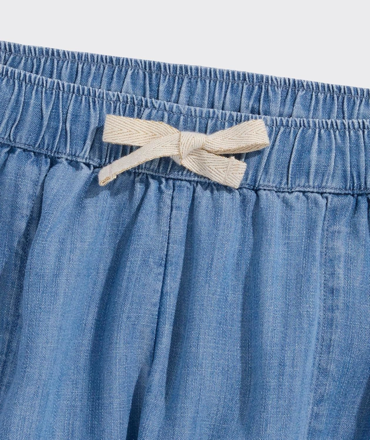 vineyard vines Girls’ Coastline Chambray Pull on Short