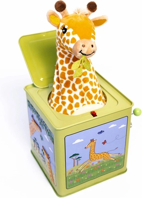 Vintage Tin Toy Giraffe Jack in The Box - Jack Rabbit Creations Small