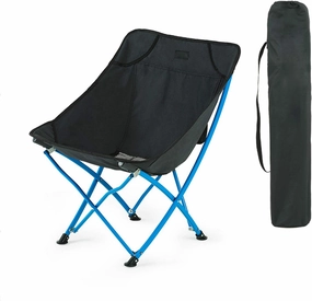 Warooma Portable Camping Backrest Folding Chair, No Installation Required, Reclining Chair, Suitable for Beach Barbecues, Etc, Can Bear 287 Pounds