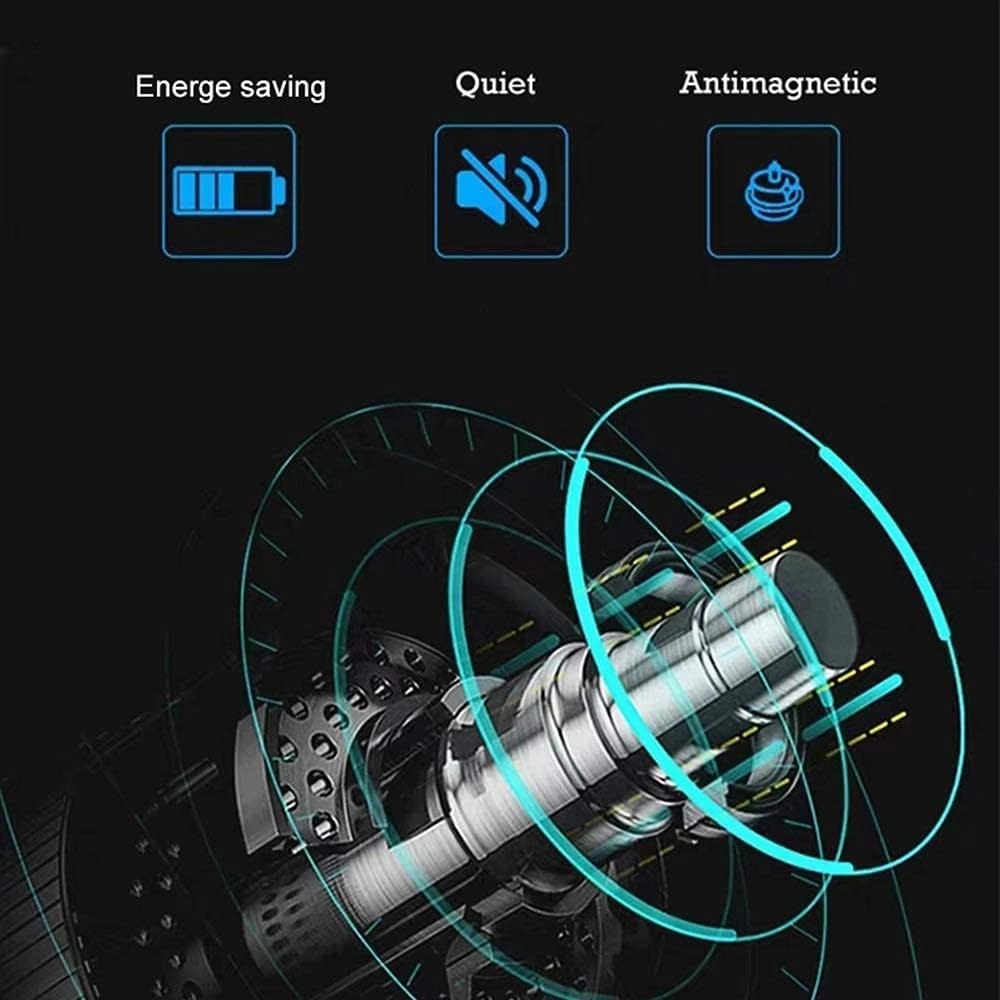 Watch Winder Automatic Watch Winder Box Double Watch Winder Box for Automatic Watches, with Led Light, Green Piano Paint Exterior, Silent Motor, 4 Rotation Modes Watch Winder,B Watch Winder