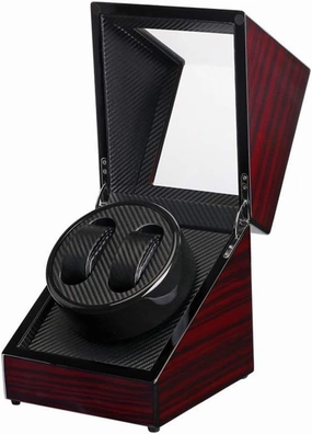 Watch Winder Automatic Watch Winder Watch Winder Shake Table Device Ebony Paint Single Head 2 Watch Box Rotating Watch Box Rotating Chain Shaker Motor Box-V Atmosphere Watch Winder powerfully