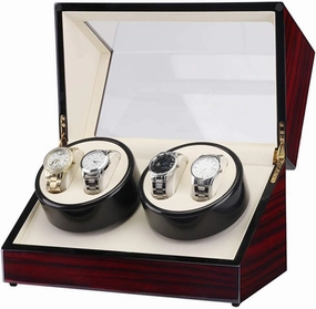 Watch Winder Watch Winders Mechanical Watch Winder 2 Epitope Winding Watch Box Automatic Watch Rotating Display Box Watch Winder