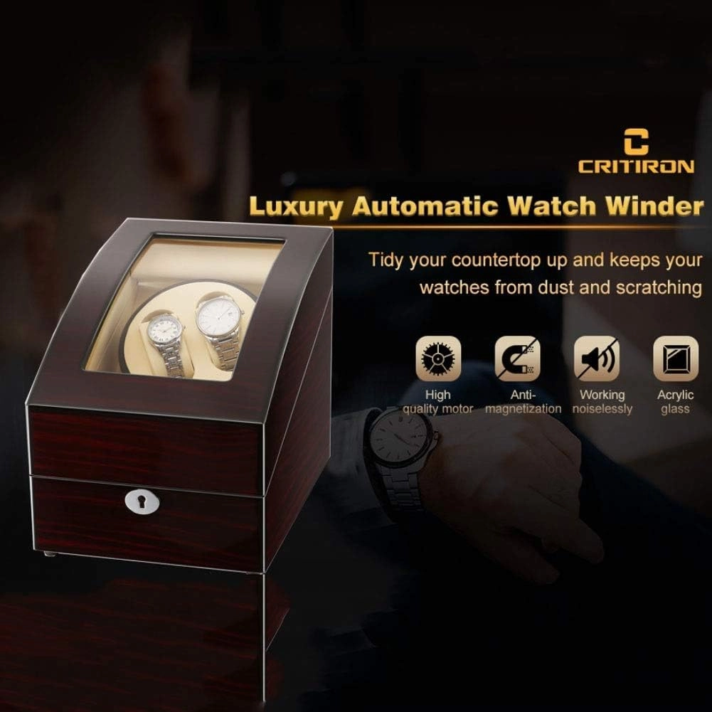 Watch Winder Watches Winders Automatic Mechanical Watches Storage Case- Available in 4 Styles Watch Winder (B A)