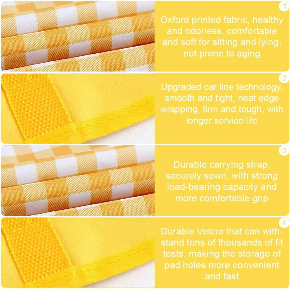 Waterproof Foldable Outdoor Picnic Mat,2023 New Extra Large Beach Blanket Foldable Lightweight Waterproof Sand Mat,Portable Travel Blanket Play Mat for Beach Camping Hiking Park (#A6, 60 * 80 in)