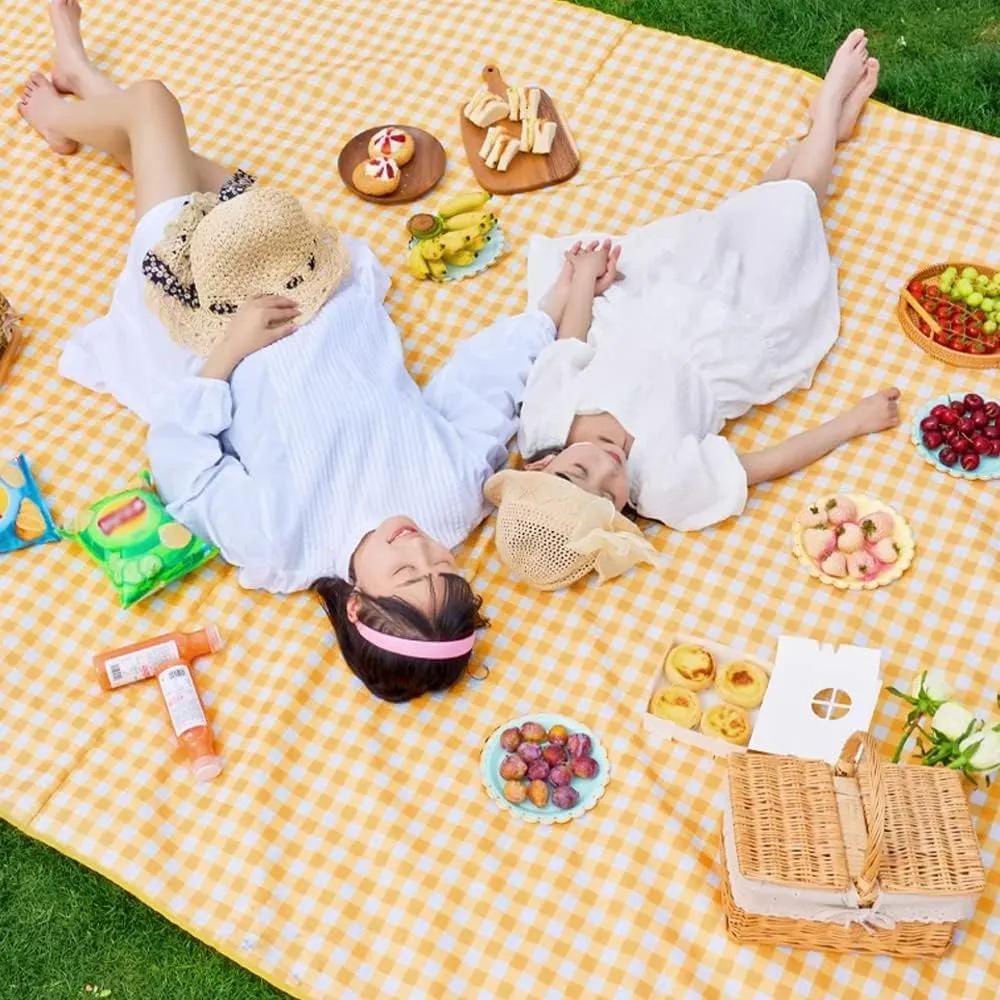Waterproof Foldable Outdoor Picnic Mat,2023 New Extra Large Beach Blanket Foldable Lightweight Waterproof Sand Mat,Portable Travel Blanket Play Mat for Beach Camping Hiking Park (#A6, 60 * 80 in)