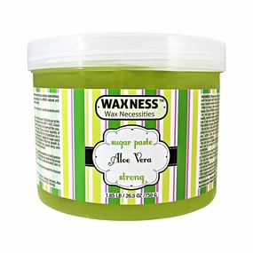 Waxness Wax Necessities Natural Strong Sugar Paste Aloe Vera 1.65 Pound