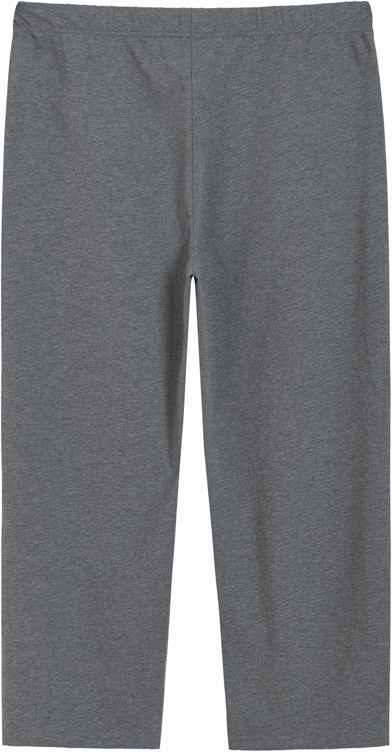 Weintee Women's Plus Size Petite Cotton Pull On Pants with Pockets