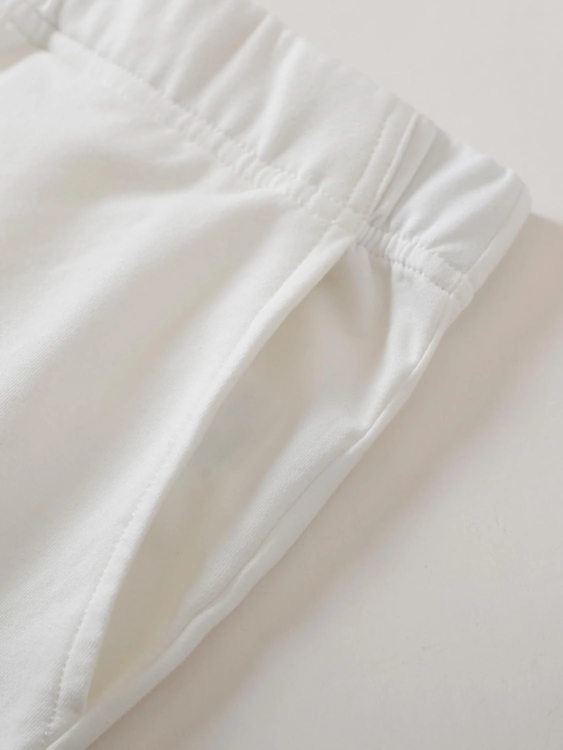 Weintee Women's Plus Size Petite Cotton Pull On Pants with Pockets