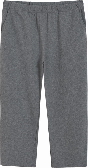 Weintee Women's Plus Size Petite Cotton Pull On Pants with Pockets