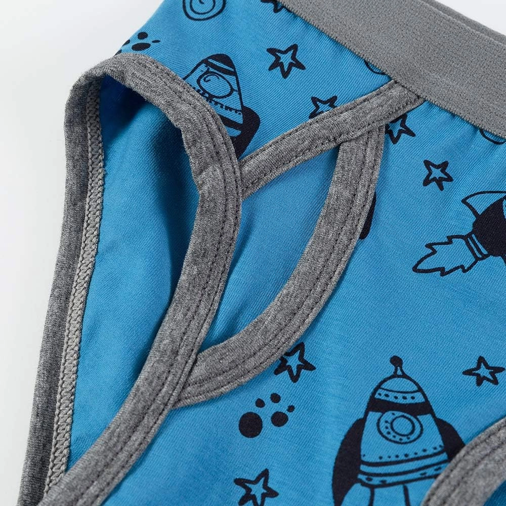 Winging Day Little Boys' Cotton Brief Soft Underwear Multipack
