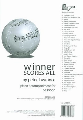 WINNER SCORES ALL FOR BASSOON PIANO ACCOMP