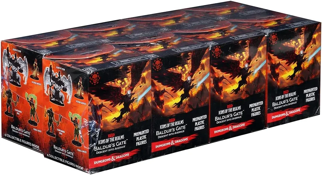 WizKids D&D Icons of The Realms: Baldur's Gate: Descent Into Avernus Booster Brick (8)