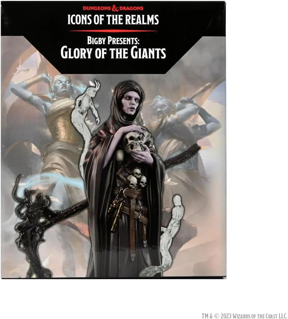 WizKids D&D Icons of The Realms: Bigby Presents: Glory of The Giants - Death Giant Necromancer - Boxed Mini