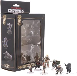 WizKids D&D The Legend of Drizzt 35th Anniversary - Tabletop Companions Boxed Set Dungeons and Dragons Miniatures