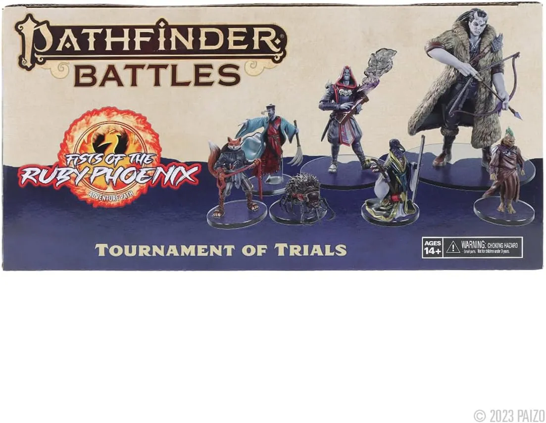 WizKids Pathfinder Battles: Fists of The Ruby Phoenix - Tournament of Trials Boxed Set