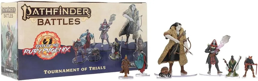WizKids Pathfinder Battles: Fists of The Ruby Phoenix - Tournament of Trials Boxed Set
