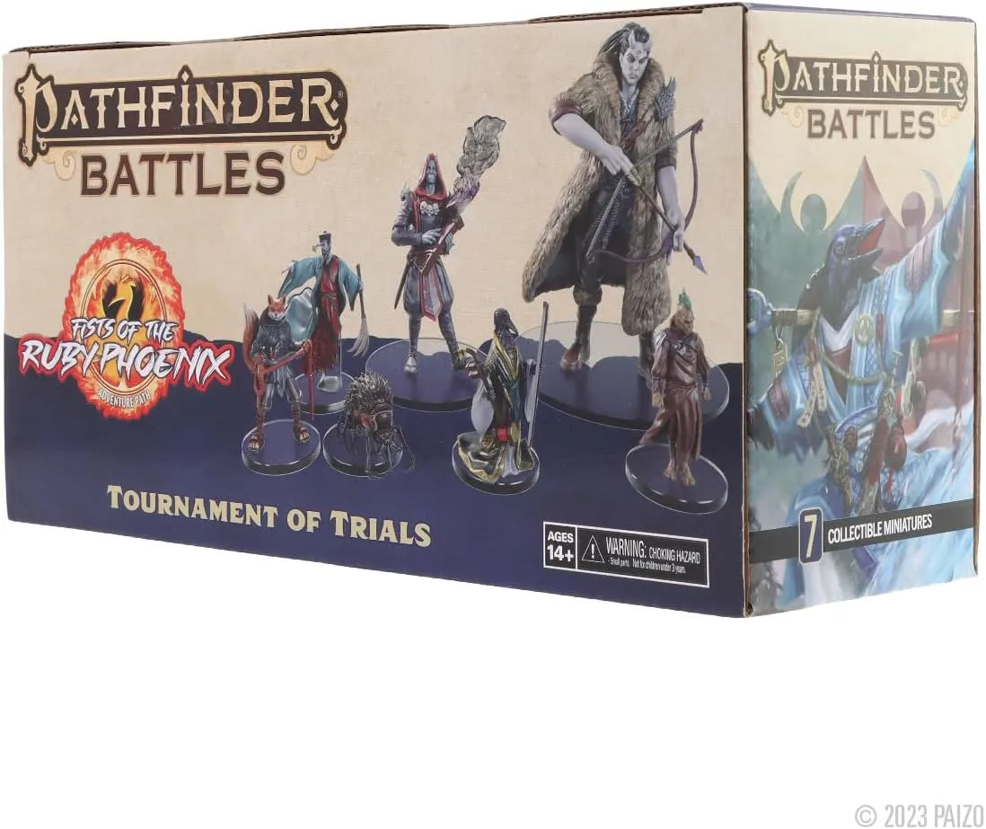 WizKids Pathfinder Battles: Fists of The Ruby Phoenix - Tournament of Trials Boxed Set