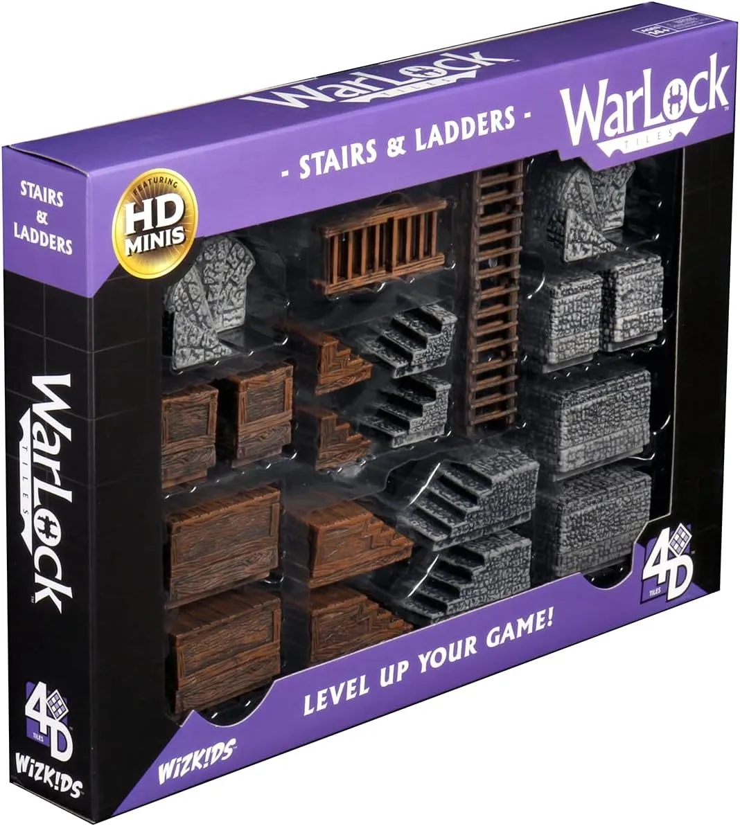 WizKids Warlock Tiles: Accessory – Stairs & Ladders