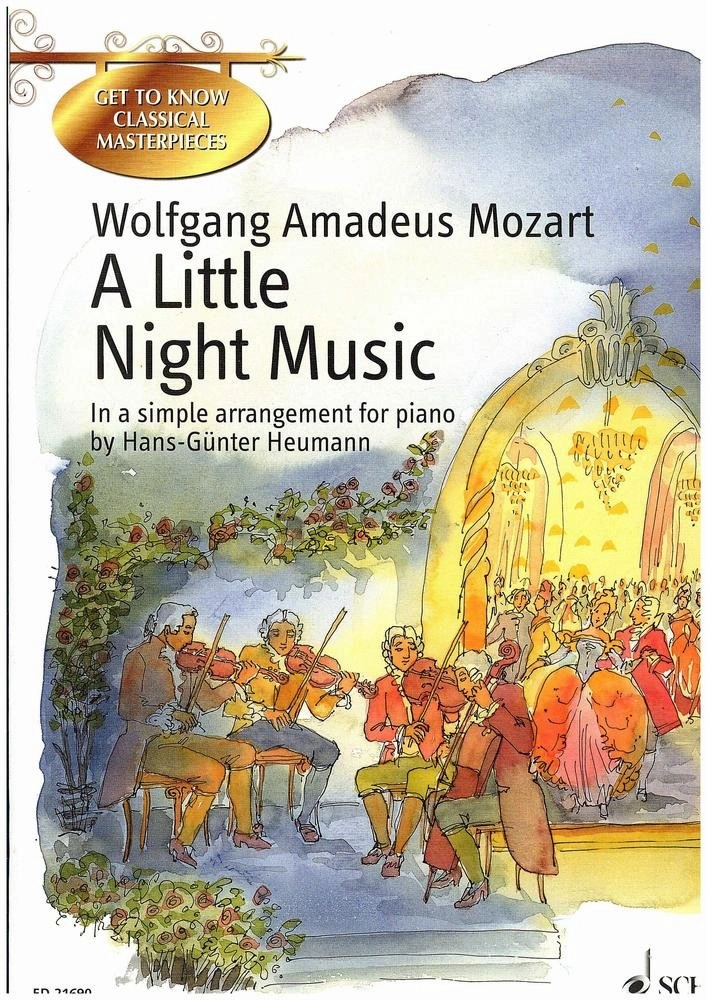Wolfgang Amadeus Mozart - A Little Night Music: In a Simple Arrangement for Piano by Hans-Gunter Heumann Get to Know Classical Masterpieces Series Paperback – July 1, 2013