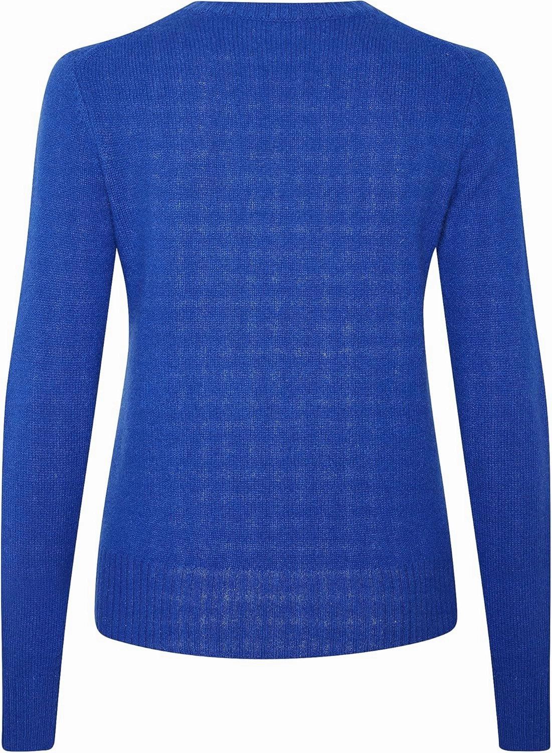 Women's 100% Pure Cashmere Long Sleeve Crew Neck Sweater - Soft, Warm, and Stylish Winter Knit Pullover