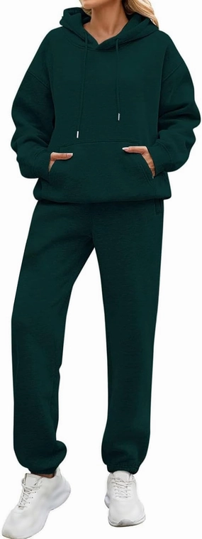 Womens Sweatsuits 2 Piece Set Oversized Matching Sweatshirt Baggy Fashion Lounge Sweatpants Set Tracksuit