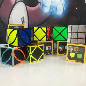 X-Cube, Skewb, Leaf - Funny Shaped Puzzle Cubes