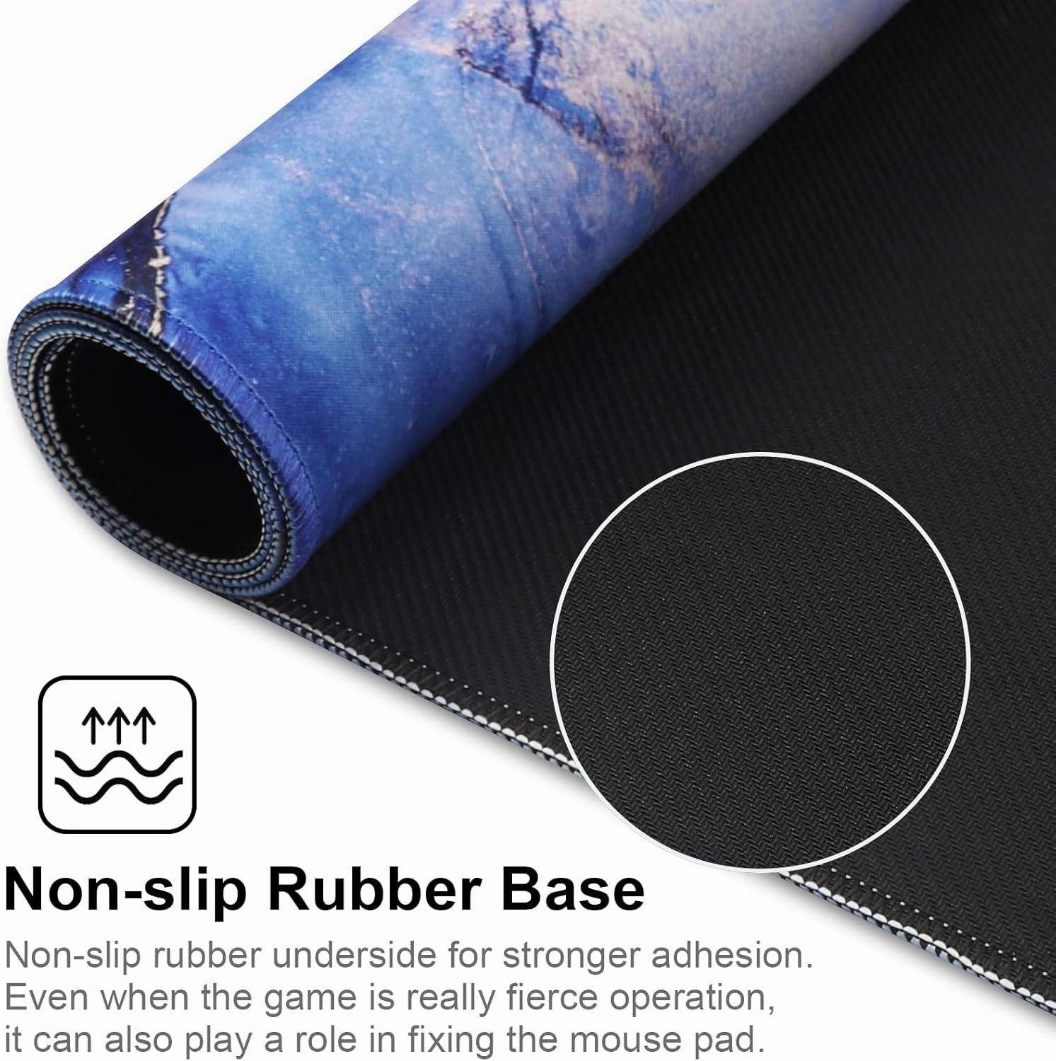 XXL Gaming Mouse Pad 35.4x15.7 Professional Large Mouse Pad & Computer Game Mouse Mat-90x40 Bluesand