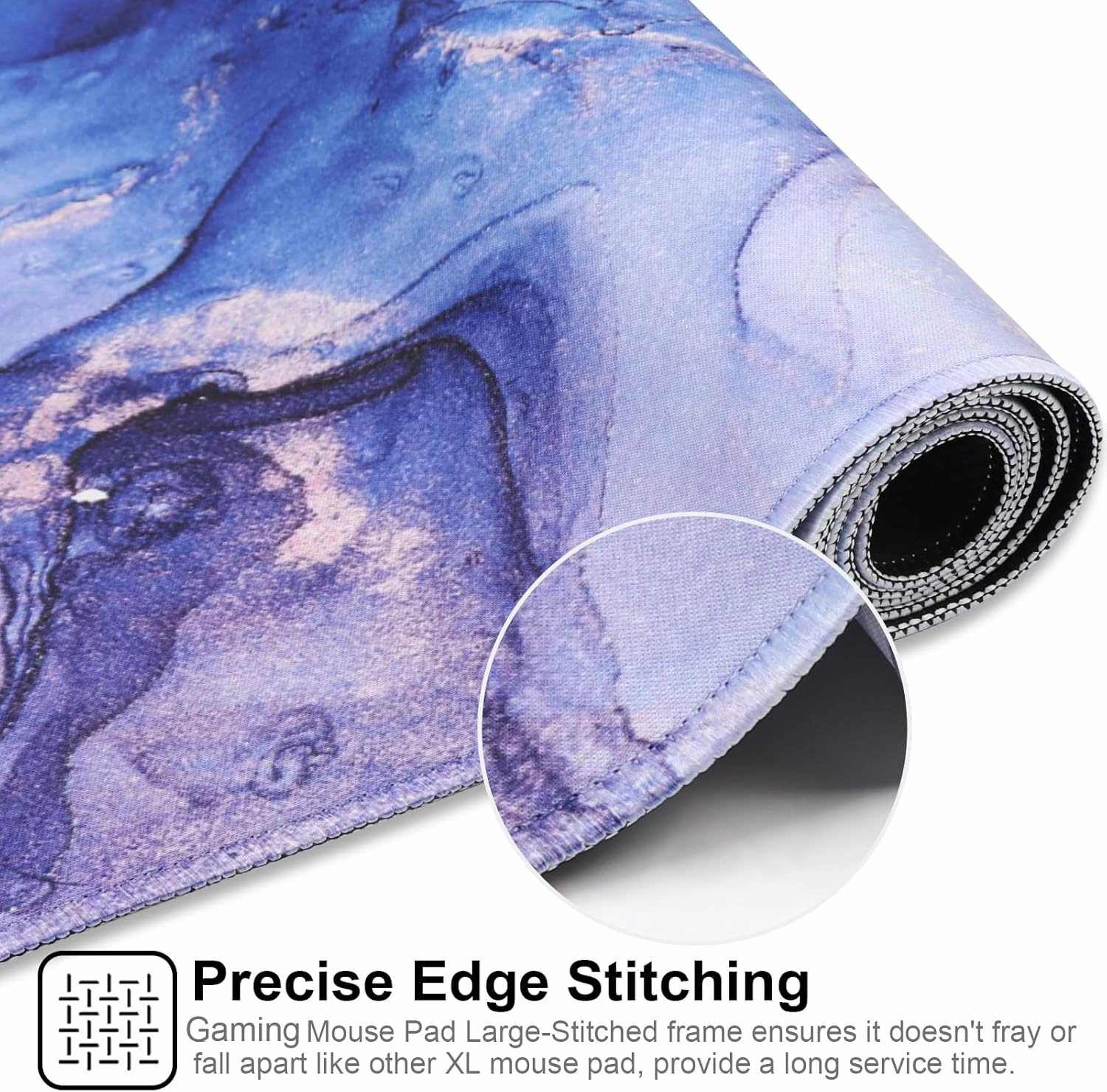 XXL Gaming Mouse Pad 35.4x15.7 Professional Large Mouse Pad & Computer Game Mouse Mat-90x40 Bluesand