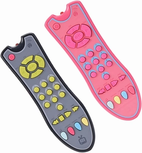 YARNOW 2Pcs Educational Simulation Remote Control for Interactive Music Learning Remote Controls Cognitive Development Playthings Creative Learning
