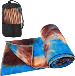 Yoga Towels, Non Slip Hot Yoga Mat Towel with Grip Dots,Super-Absorbent Soft Microfiber Yoga Blanket for Pilates, Fitness and Workout 72inch x 24inch