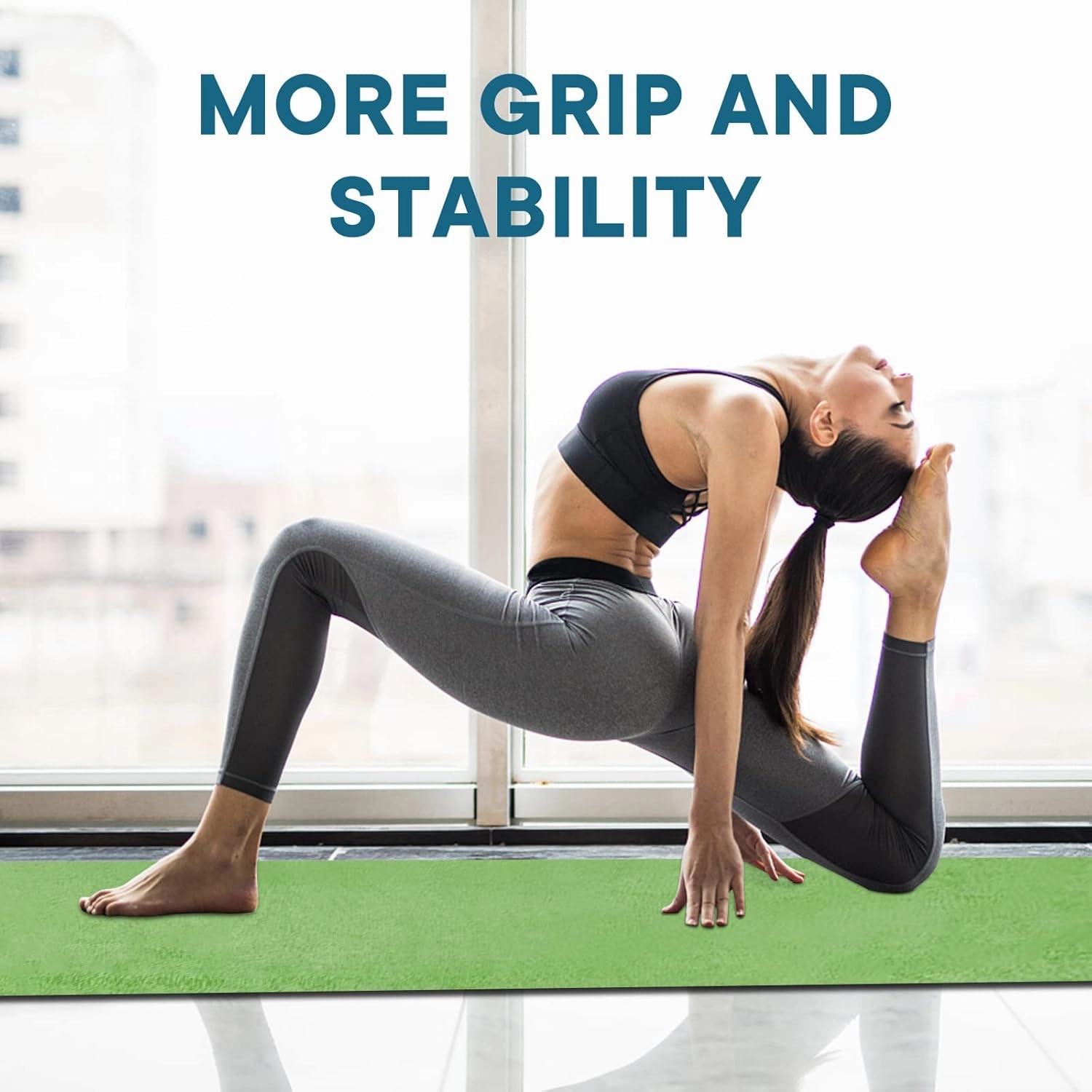 Yoga Towels, Non Slip Hot Yoga Mat Towel with Grip Dots,Super-Absorbent Soft Microfiber Yoga Blanket for Pilates, Fitness and Workout 72inch x 24inch