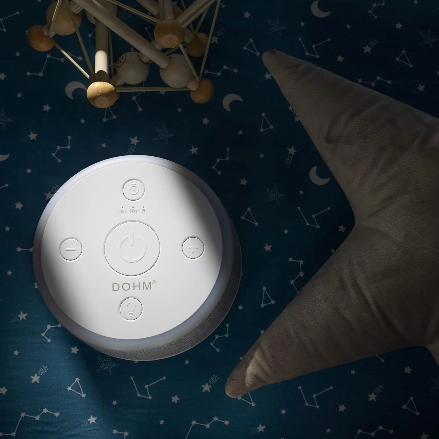 Yogasleep Dohm Nova White Noise Sound Machine, Better Sleep for Babies & Adults. Includes Night Light, 10 Fan Speeds & Calming Pink Noise for Louder Noise Masking. Noise Canceling for Office Privacy.